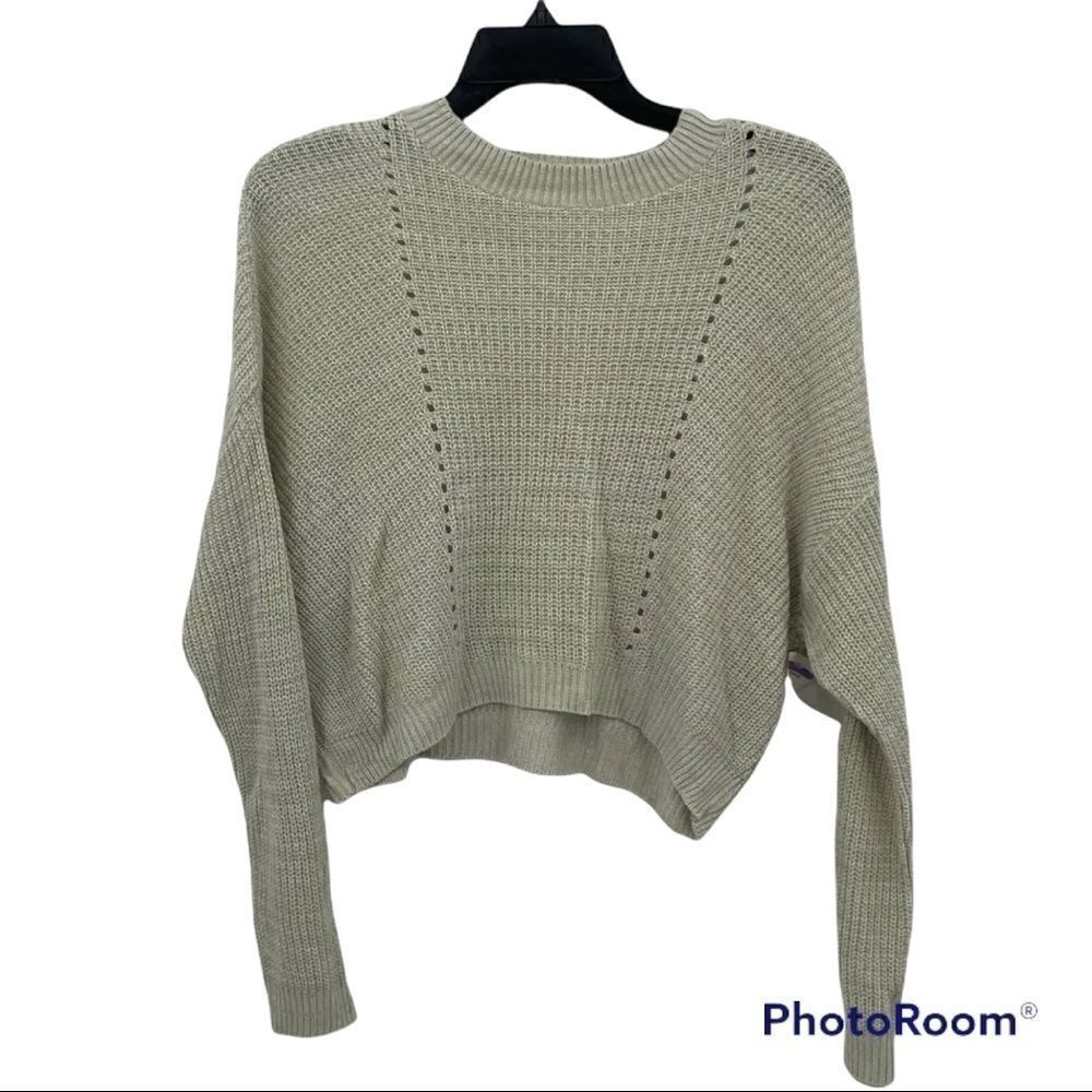Abound knit crop sweater NWT XS